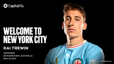 New York City FC Signs Defender Kai Trewin from Melbourne City FC