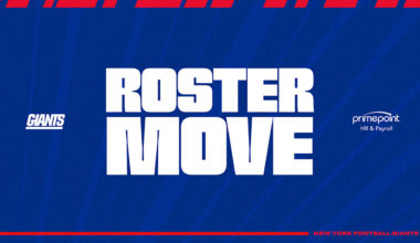 Giants make series of roster moves for Week 18