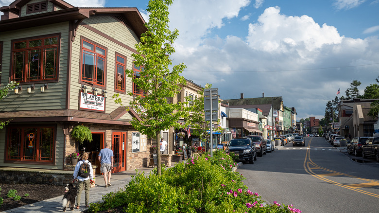 Main street in Lake Placid