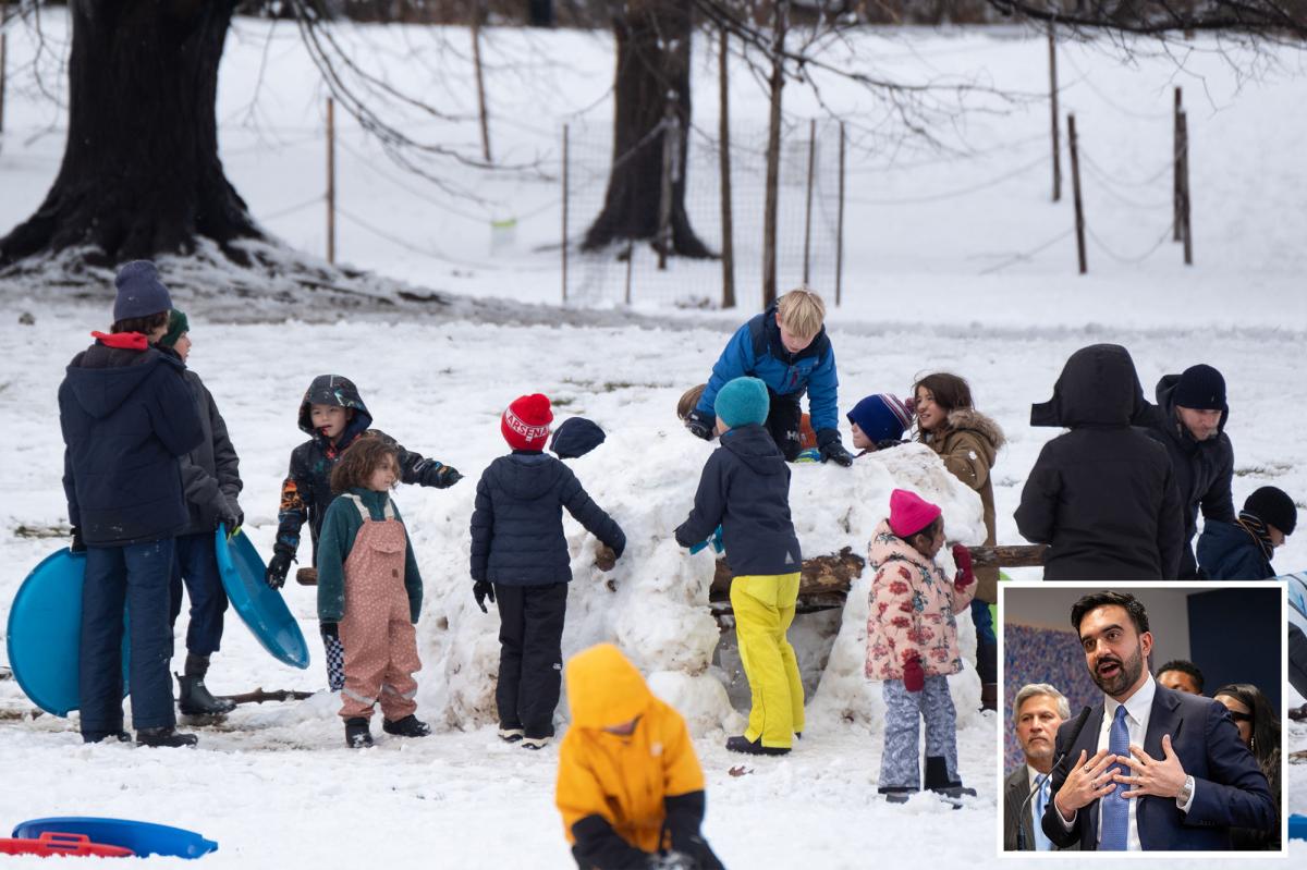 Zohran Mamdani says NYC kids can forget about traditional snow day on Monday