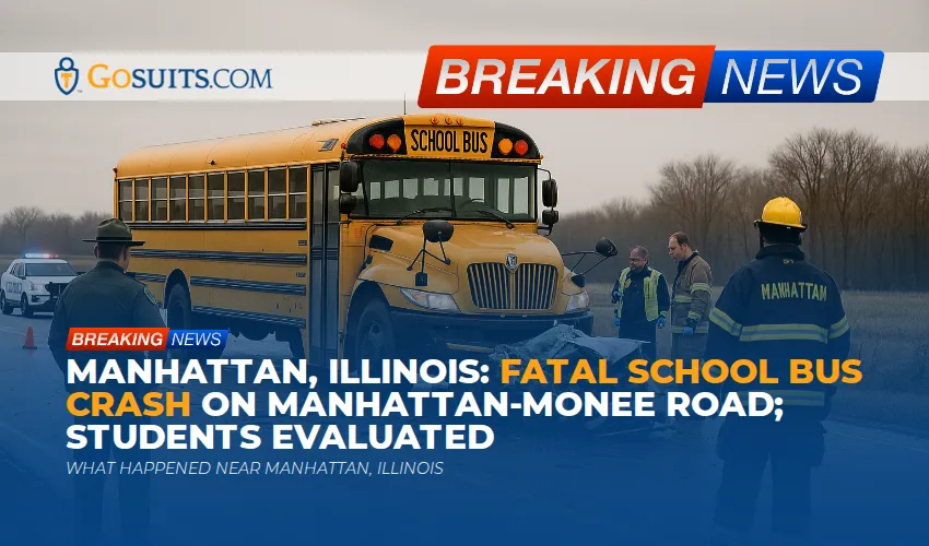 Manhattan, Illinois: Fatal School Bus Crash on Manhattan-Monee Road; Students Evaluated