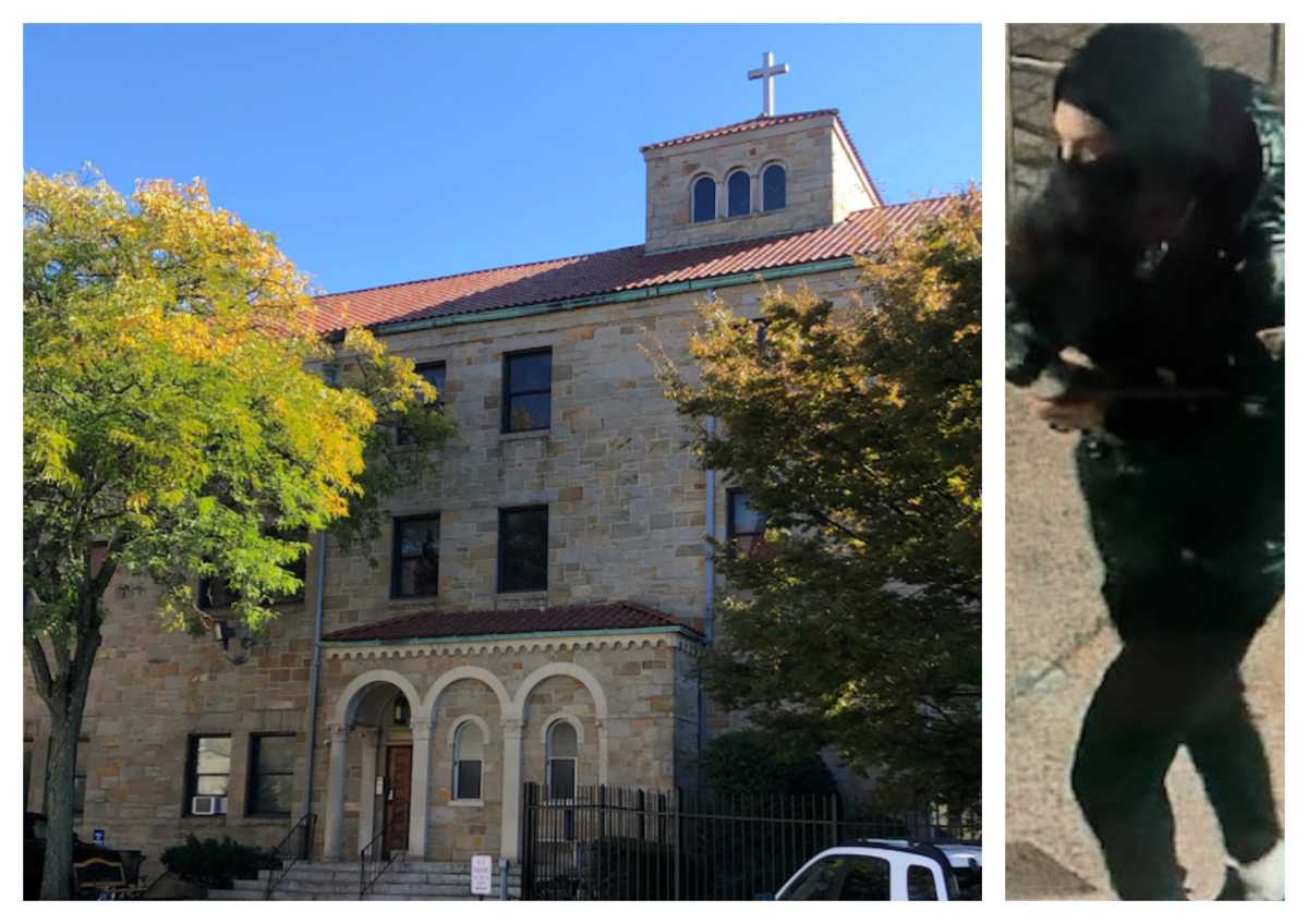 Masked man sought for stabbing bystander who tried to stop him from tagging religious institution in Jamaica Estates: NYPD – QNS