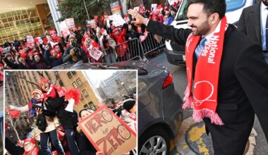 Mayor Zohran Mamdani raises eyebrows by joining 15K striking NYC nurses