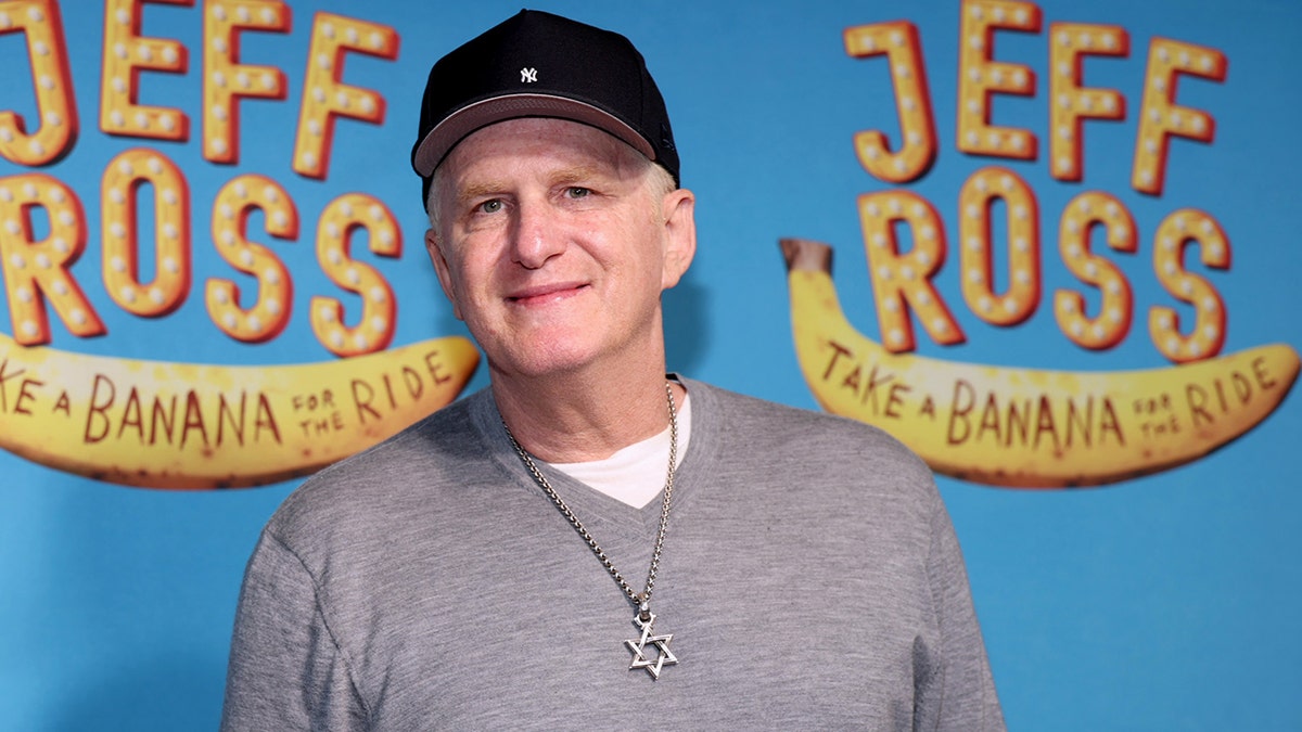 Michael Rapaport at the opening night of "Jeff Ross: Take a Banana for the Ride" on Broadway in August 2025.