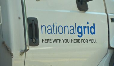 National Grid service truck