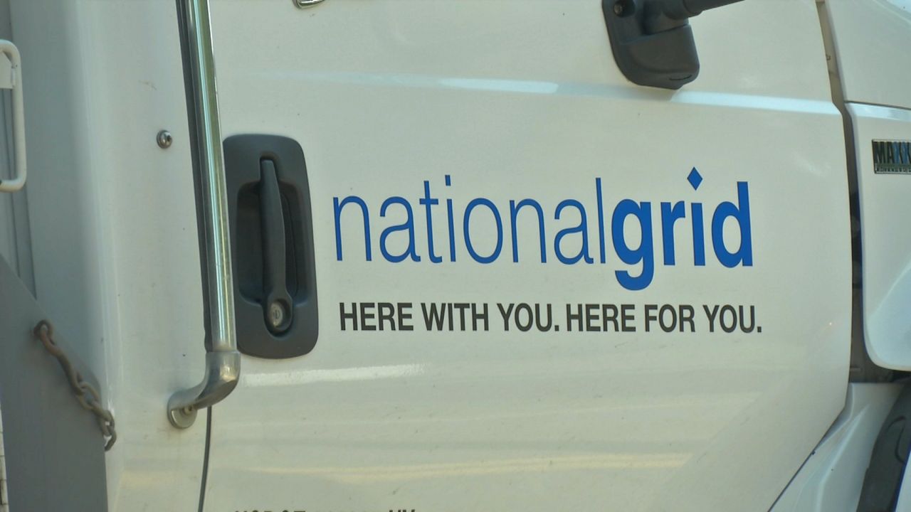 National Grid service truck