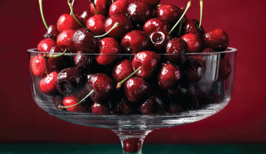 a basket of raw cherries. [Picture = Courtesy of E-Land It]