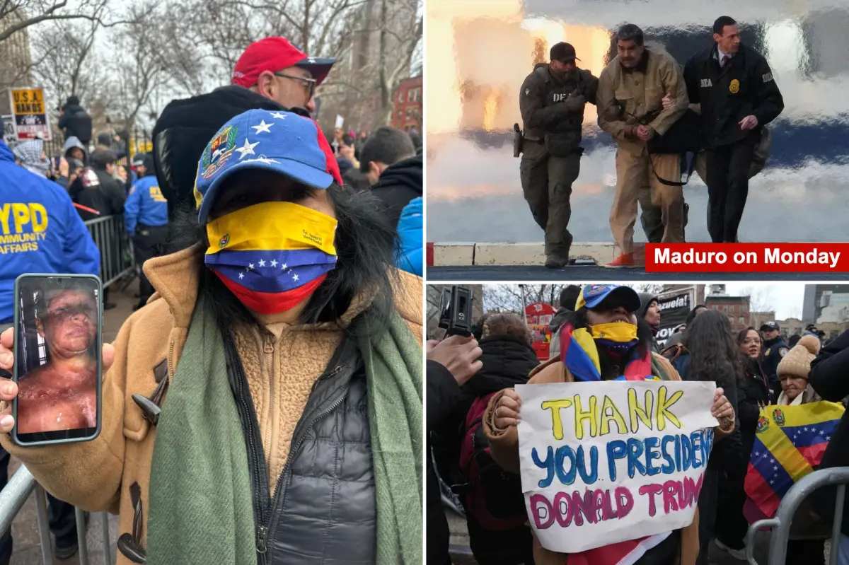 Venezuelan woman burned by pro-Maduro forces during protests begs NYC judge to lock up dictator