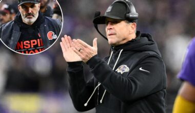 John Harbaugh's availability forces change in Giants' plans