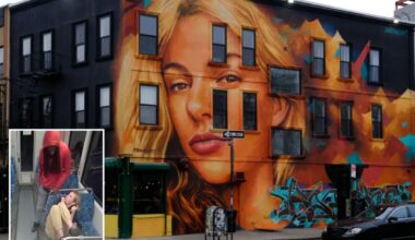 Elon Musk-funded mural of murdered Ukrainian Refugee Iryna Zarutska went up in Brooklyn — and local lefties are furious