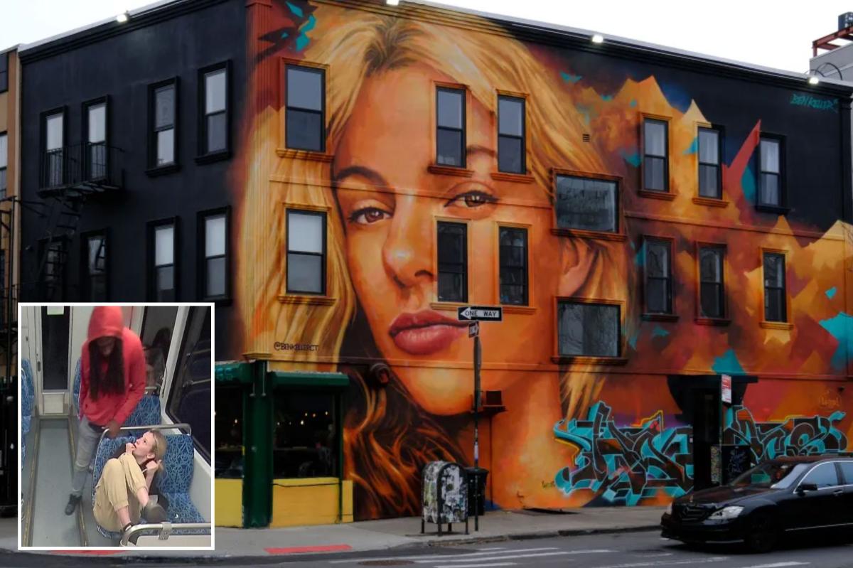 Elon Musk-funded mural of murdered Ukrainian Refugee Iryna Zarutska went up in Brooklyn — and local lefties are furious