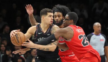 Nets survive late Bulls rally to snap longest losing streak in NBA