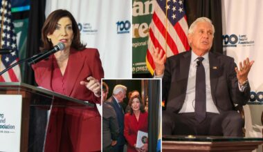 Gov. Hochul, Bruce Blakeman trade barbs at Long Island event as NY gubernatorial election heats ups