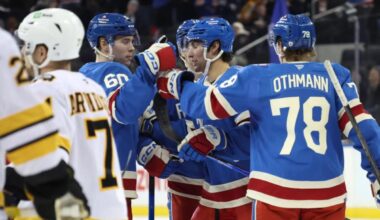 Rangers claw their way to OT win over Bruins with likely fire sale looming