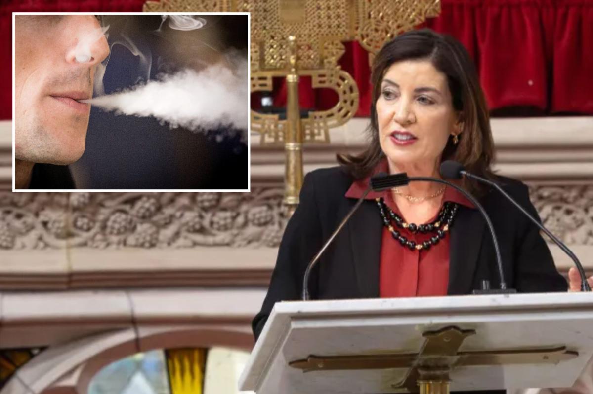 Kathy Hochul vows crackdown on illegal flavored vapes as NY market explodes with dodgy products