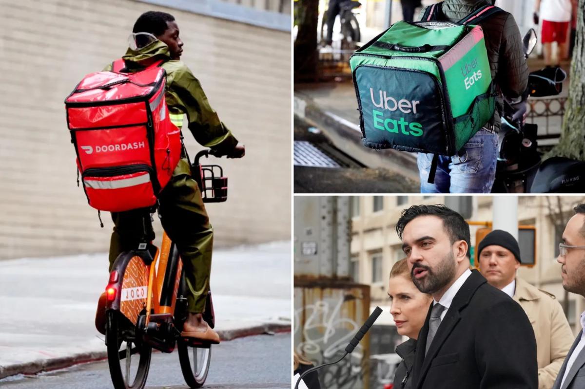 DoorDash, Uber Eats erased $550M in delivery worker tips in NYC, Mamdani administration alleges