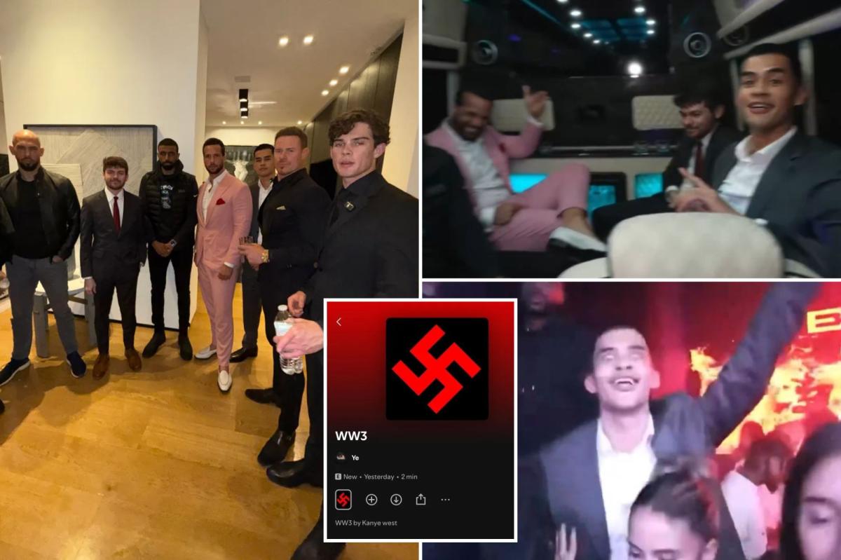 Nick Fuentes, Andrew Tate and other influencers party to Kanye West's 'Heil Hitler'
