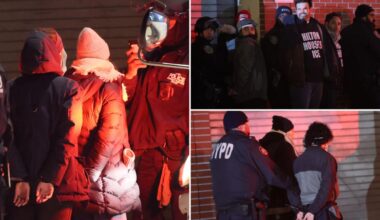 At least 60 anti-ICE protesters arrested for trespassing at NYC Hilton hotel after refusing to leave lobby: sources