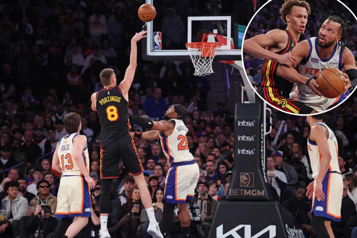 Shorthanded Knicks come out flat against Hawks in brutal loss