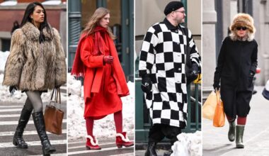 NYC's best cold weather fashions as temperatures plummet