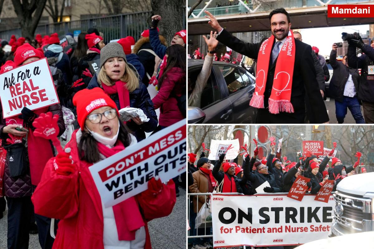 Thousands of nurses go on strike at several major NYC hospitals