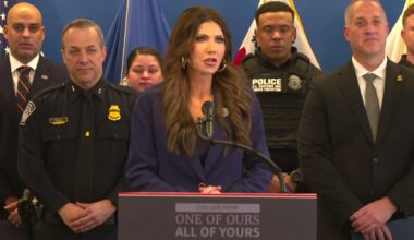 Kristi Noem touts "Operation Salvo" in New York, targeting alleged Trinitarios gang members, a day after deadly Minneapolis ICE shooting