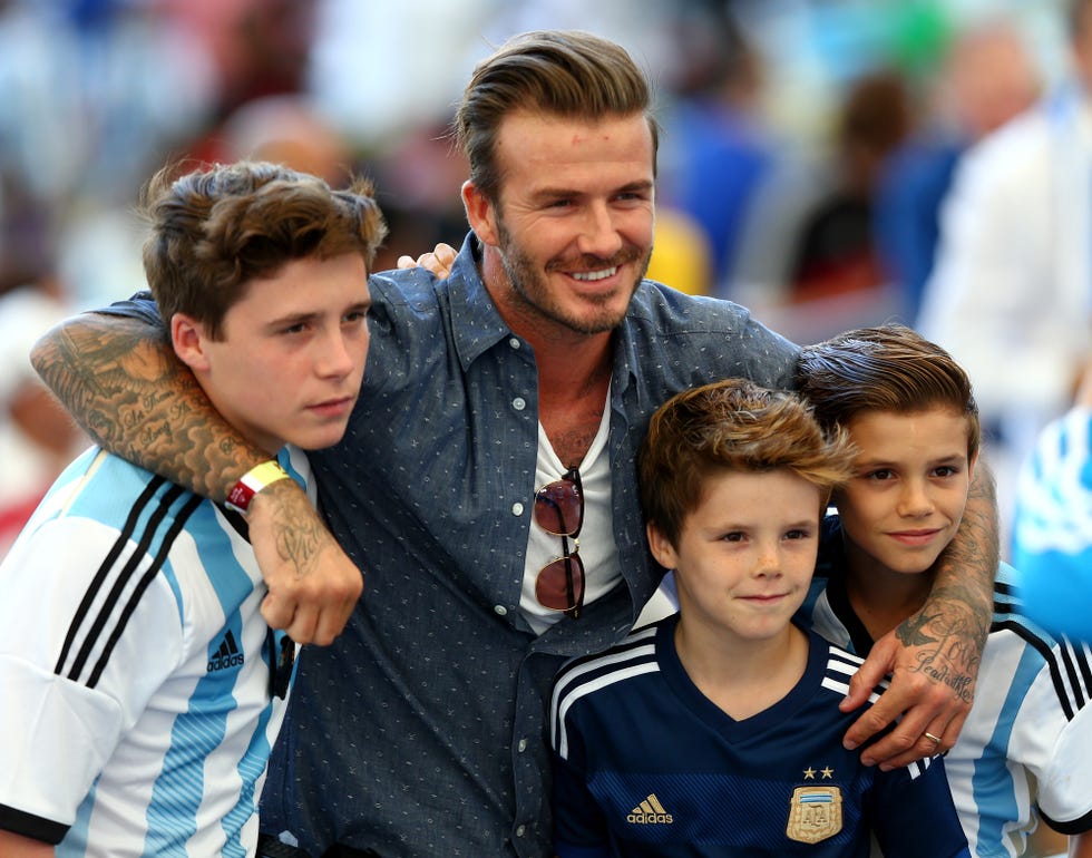 David, Brooklyn, Romeo and Cruz Beckham David, Brooklyn, Romeo and Cruz Beckham