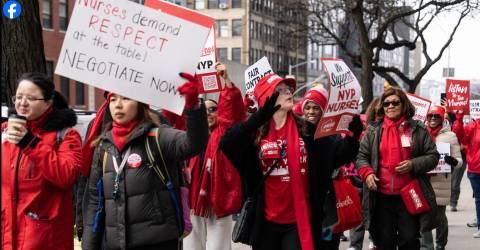 15,000 Nurses Begin Strike Against Mount Sinai and NewYork-Presbyterian Hospitals