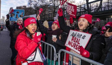 Nearly 15,000 nurses are officially on strike at major NYC hospitals