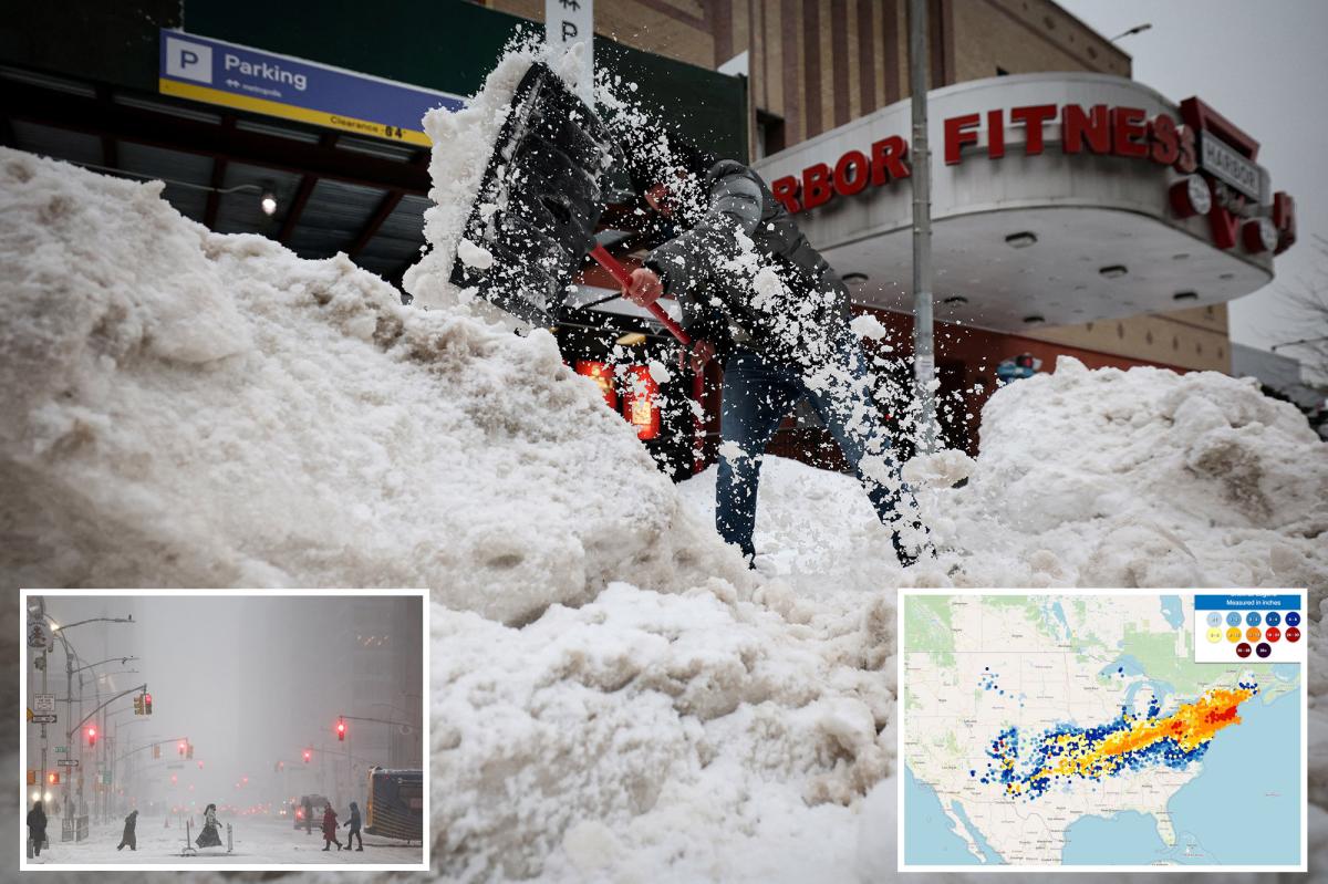 Here’s how much snow Winter Storm Fern dumped on NYC – with more on the way