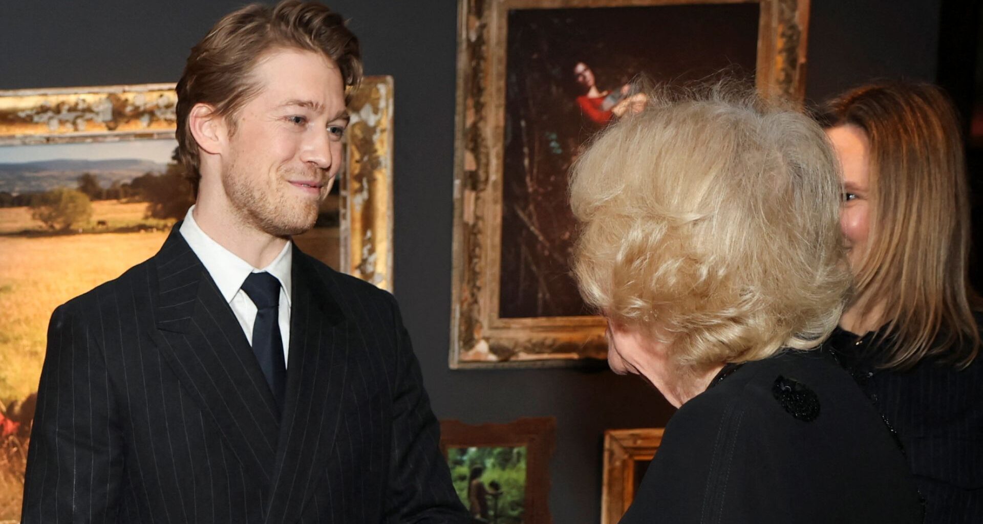Queen Camilla and Joe Alwyn
