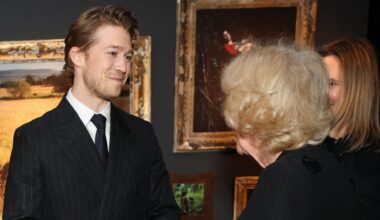 Queen Camilla and Joe Alwyn