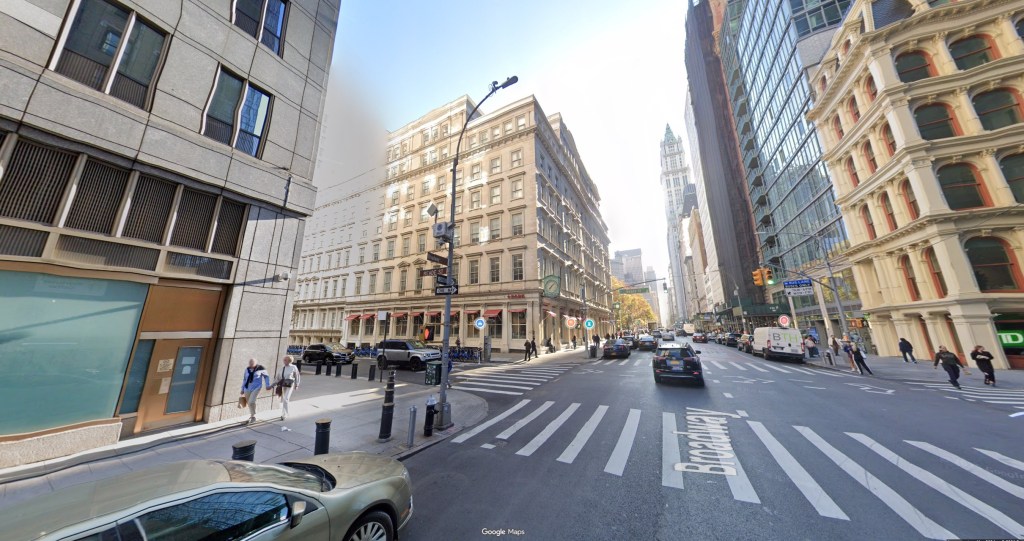 Pictured: GV of Broadway and Reade Street 