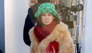 Carrie Preston Pairs Fur Coat with Green Bucket Hat as She Films ‘Elsbeth’ Season 3 in Brooklyn | Carrie Preston, Elsbeth | Celebrity News and Gossip | Entertainment, Photos and Videos