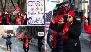 NYC nurses union lowers demand for raises in 2nd week of strike