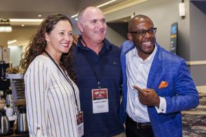 Ramon Ray with event attendees