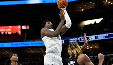 Cedric Coward hits 2 late 3s to help the Grizzlies beat the Nets 103-98