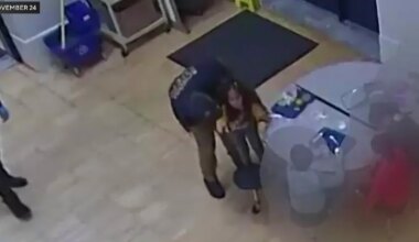 Video shows New York school monitor save choking first grader. It's his third cafeteria rescue.