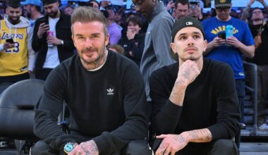 See David and Romeo Beckham's awkward social media interaction, following Brooklyn's bombshell allegations