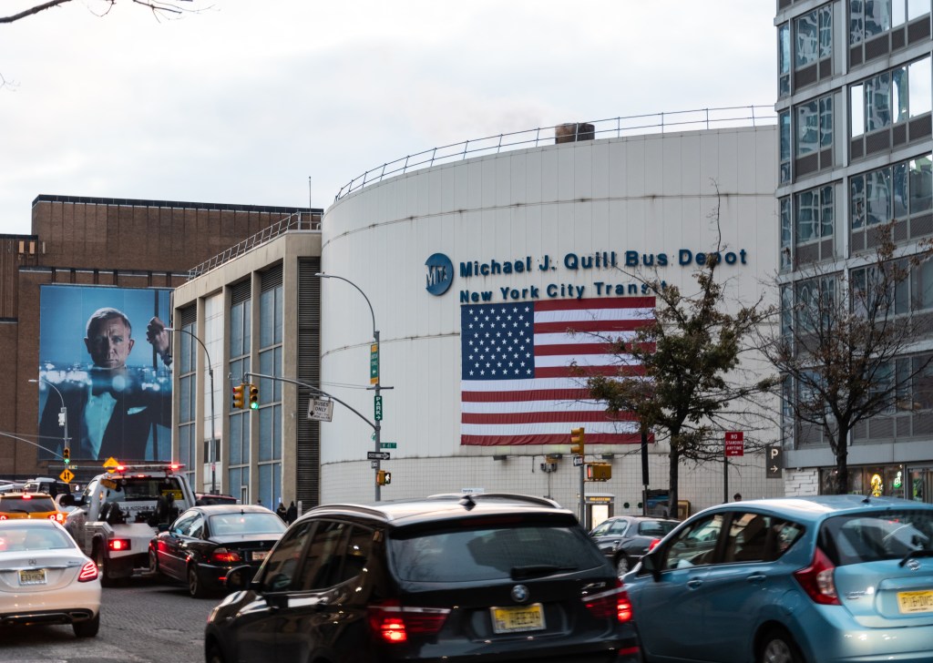 MTA making emergency repairs to Manhattan bus depot