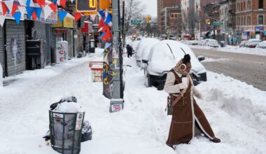 Temperatures are expected to remain frigid through Sunday, with wind chills ranging from minus 5 to 5 degrees Wednesday. (AP Photo/Seth Wenig)