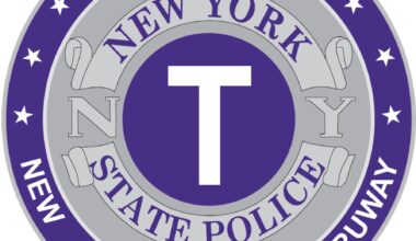 New York State Police responding to multiple crashes on the Thruway in Chautauqua County