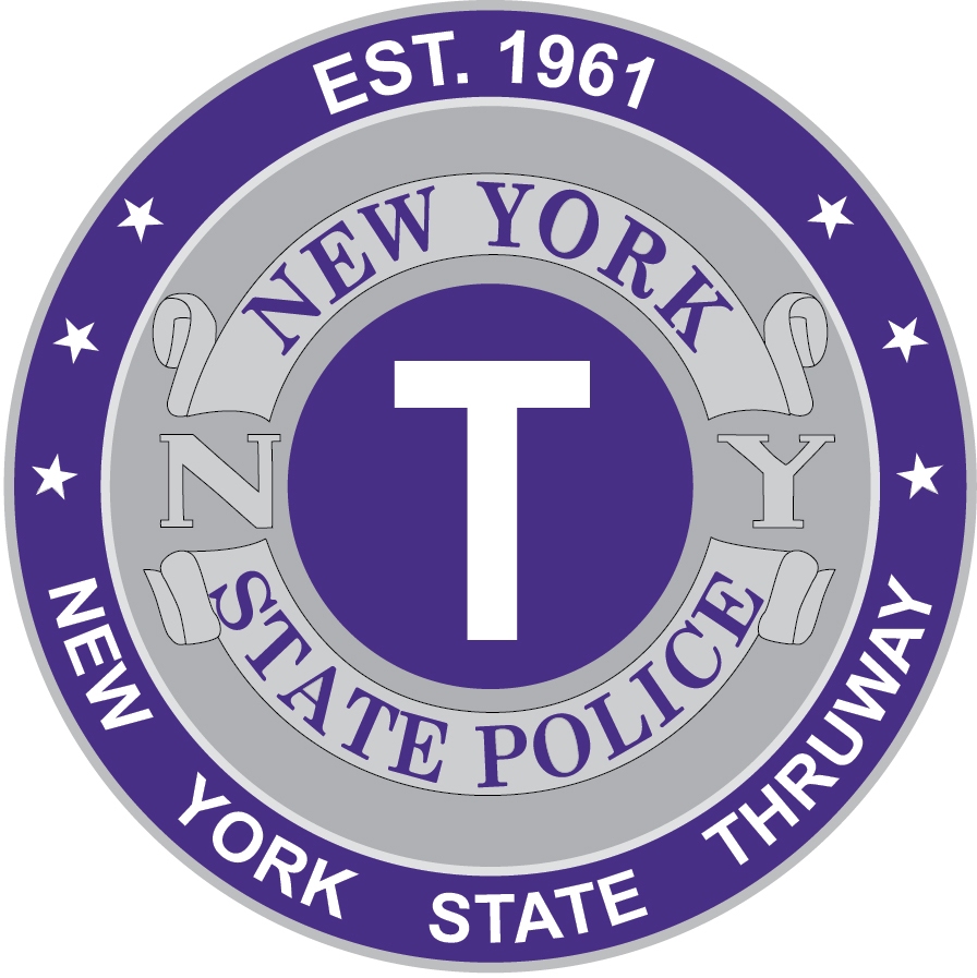 New York State Police responding to multiple crashes on the Thruway in Chautauqua County