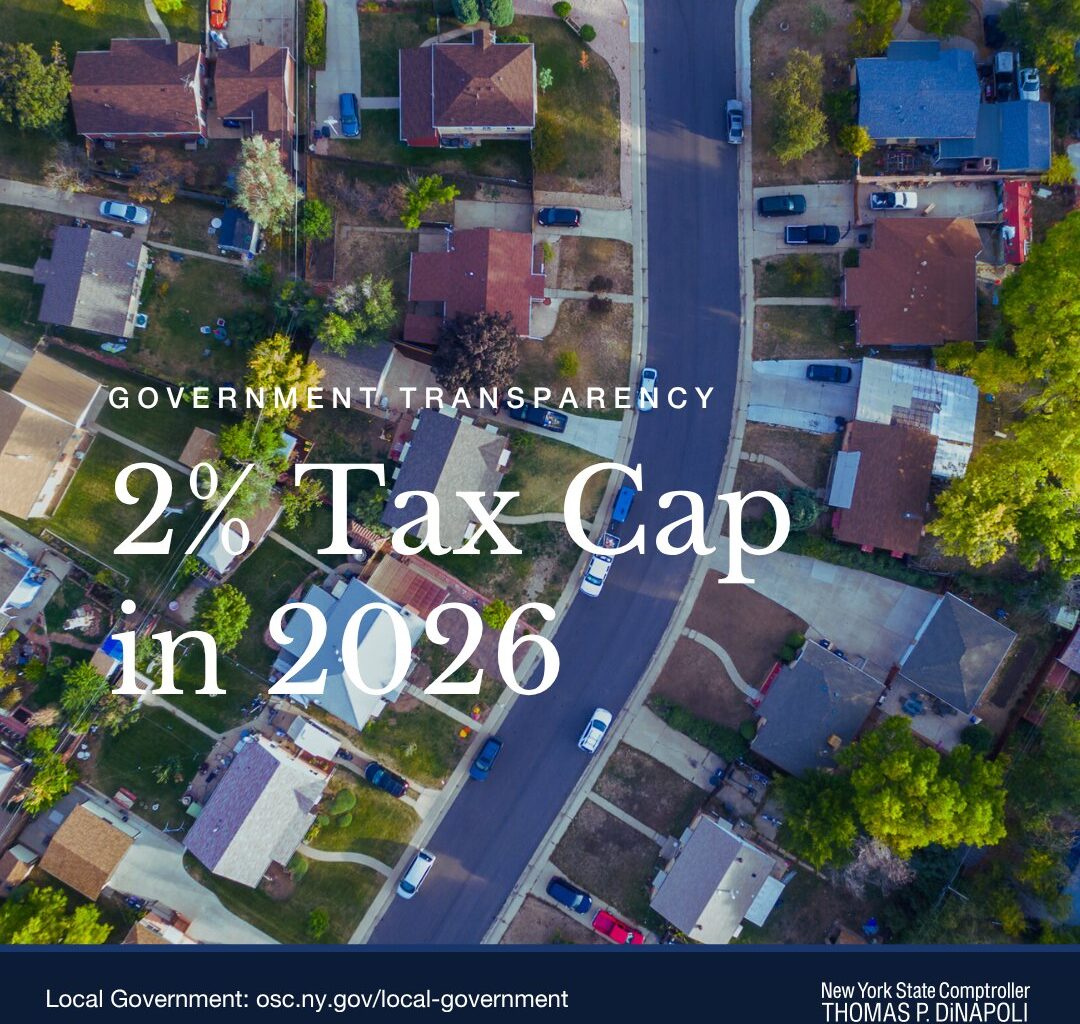 DiNapoli: School District Tax Cap Levy Remains at 2%