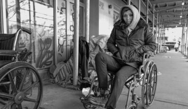 How one homeless woman braves the frigid elements on the streets of Manhattan