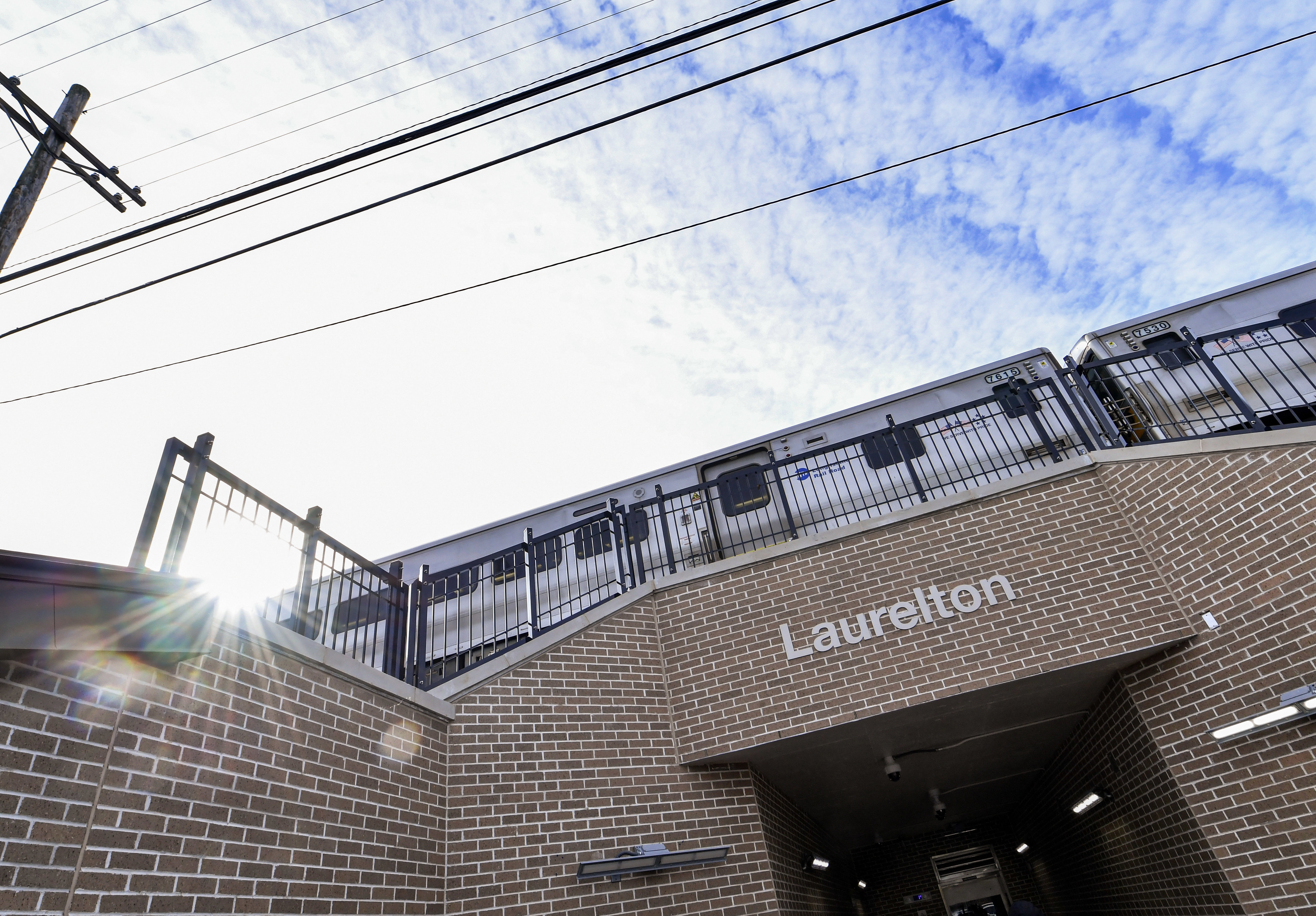 The elevated station serves more than 70,000 monthly riders. 