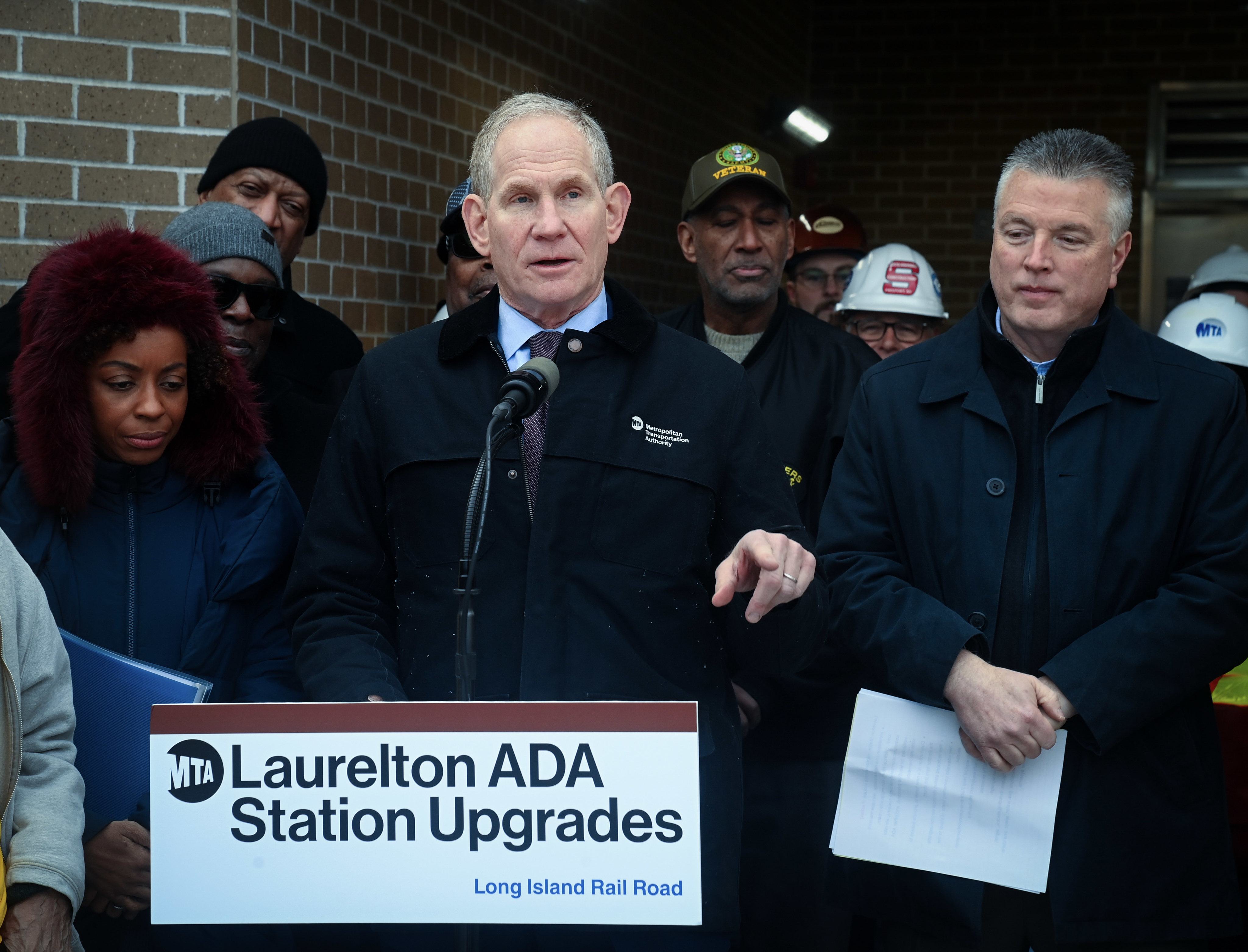 MTA Chair and CEO Janno Lieber said the Laurelton station project is one of a growing list on on-time and on-budget projects. 