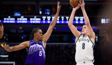 Brooklyn Nets end losing streak with Egor Demin's record-breaking night against Utah Jazz