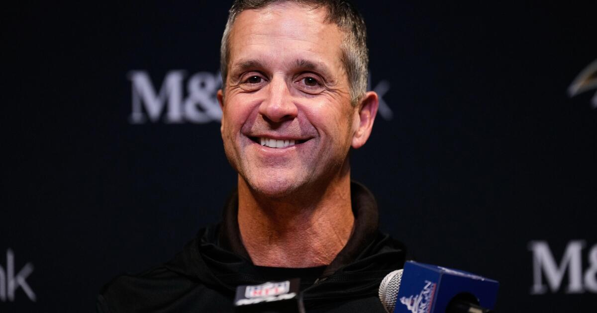 New York Giants hire John Harbaugh as coach after identifying him as their top choice