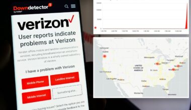 Verizon customers nationwide left unable to text and call after massive network outage
